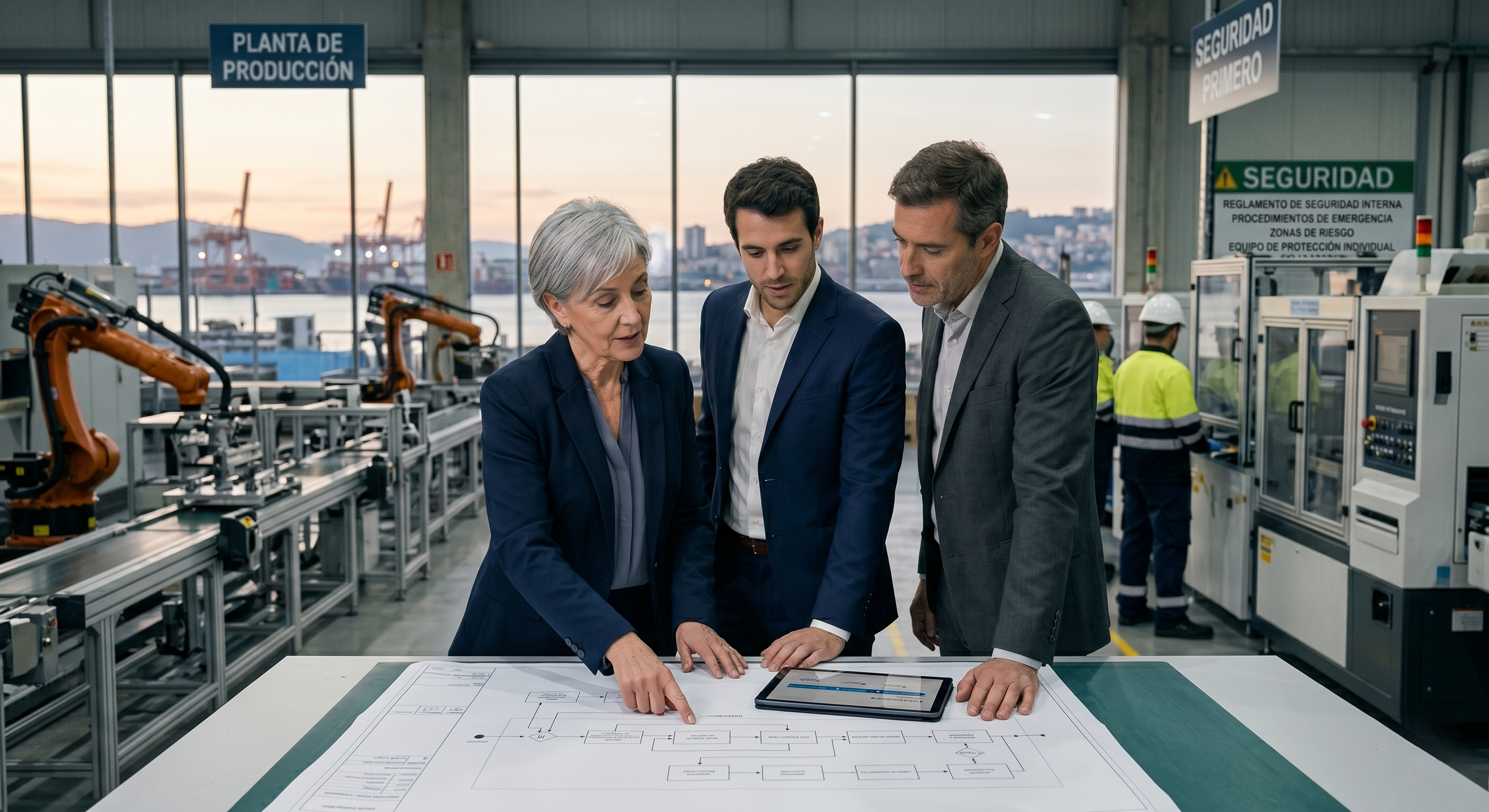 Sucesión en empresa familiar industrial: Interim Manager guiando el relevo generacional entre la propietaria y el sucesor.