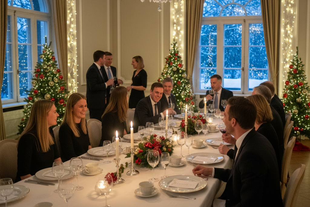 cena de navidad de una empresa 